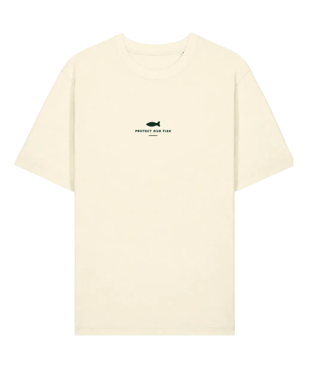 The Tee - Natural/Forest Green