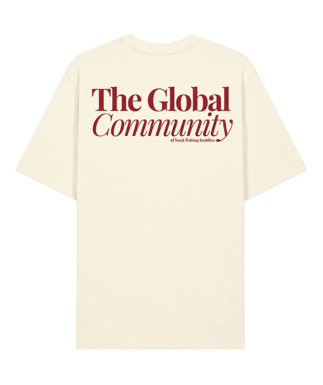 The Tee - Natural/Burgundy