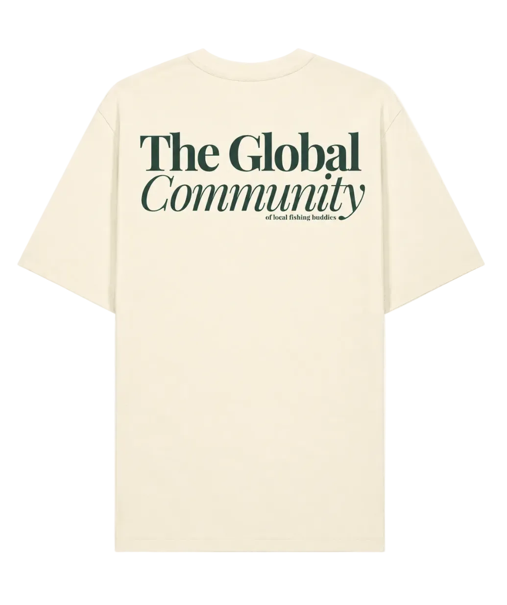 The Tee - Natural/Forest Green